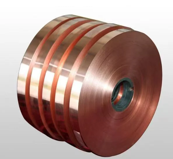 Electrical copper strip for transformer windings